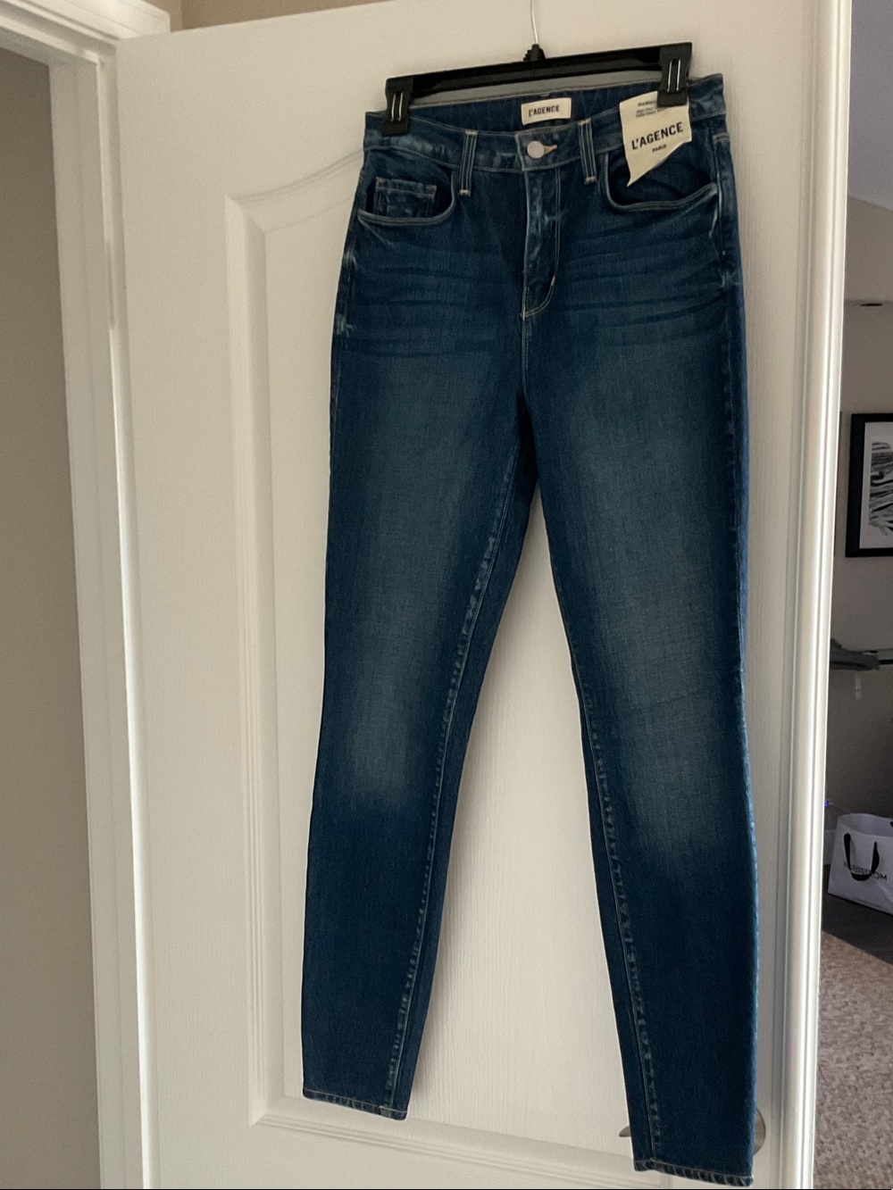 L'AGENCE Classic Dark Indigo Skinny Jeans
